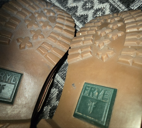 Frye Brown Leather Mens Boots - Picture 14 of 14